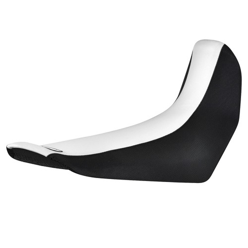 2004-2017 Yamaha XT 660 Seat Cover By Enjoy Mfg    BLACK/ WHITE std #345 LOGO - Bild 1 von 4