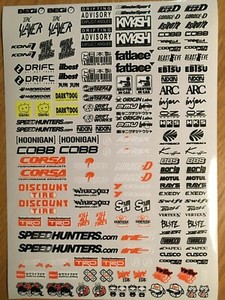 rc drift stickers