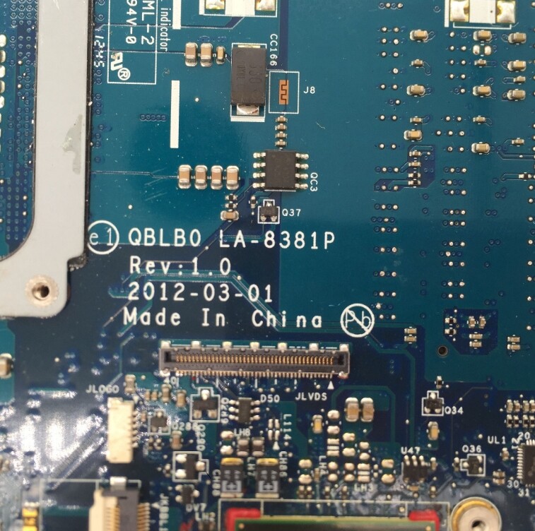 For Dell Laptop Alienware M14X R2 LA-8381P Motherboard CN-0VG4D4 for ...