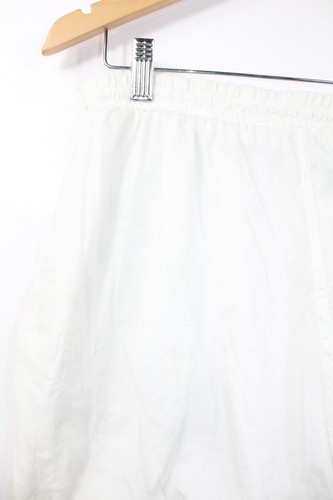 Reebok Men's White & Black Fleece Lined Shorts with Drawstring Size M Medium - Picture 3 of 11