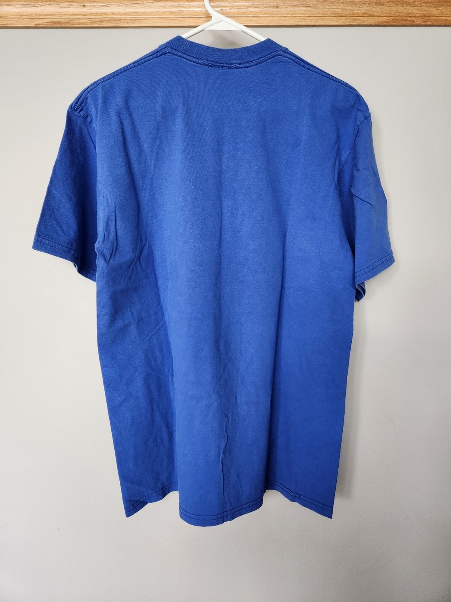Vintage 90s My Three Sons 50s TV Show T Shirt Tee Blue Size Large L Jerzees View 2