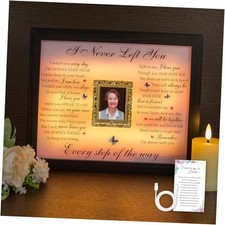 Sympathy Gift LED Rechargeable Memorial Shadow Box Picture I Never Left You