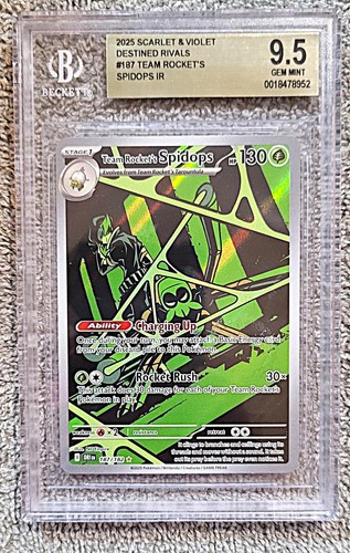 Team Rocket's Spidops graded BGS 9.5 for sale on eBay