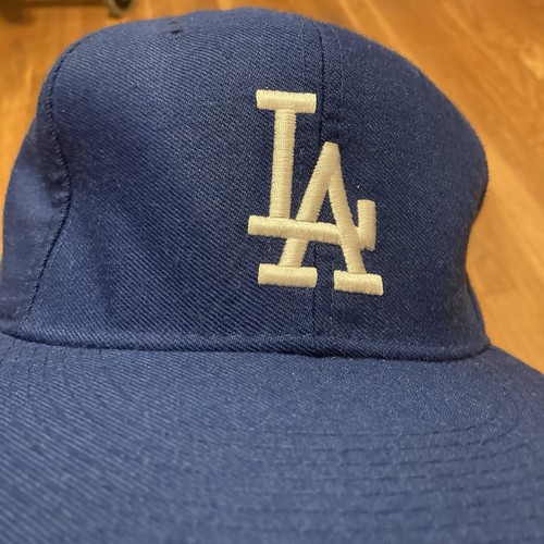Vintage Los Angeles Dodgers New Era 59Fifty Pro Model Fitted 7 3/8 Mütze Cap Wolle - Bild 2 von 10