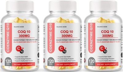 CoQ-10 300mg 360 Softgels Coq10 Co Q10 Coenzyme Heart Support NON-GMO