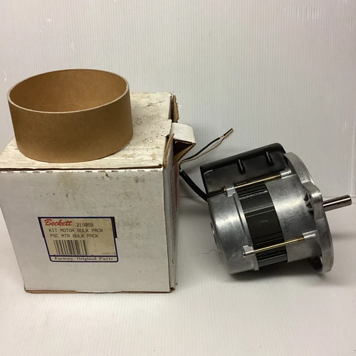 NEW OEM Beckett 21805B Oil Burner Motor w/ Reset, 1/7 HP, 3450 RPM, 120V