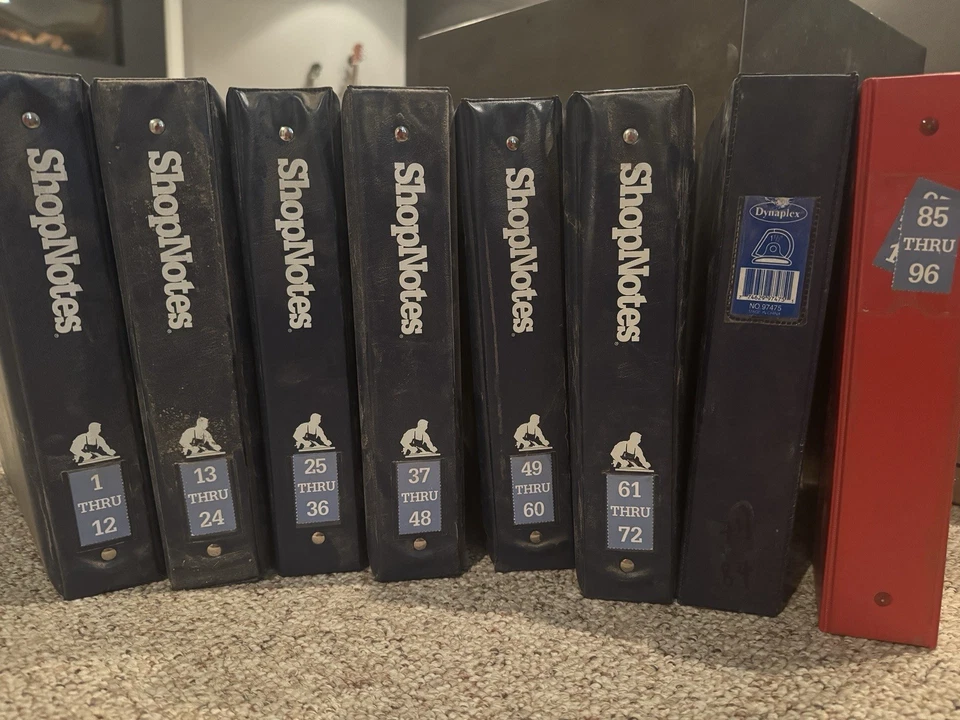 Lot of ~100 ShopNotes Magazine In Pristine Condition - In Embossed Binders - Image 3 of 4