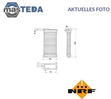 58608 WÄRMETAUSCHER INNENRAUMHEIZUNG NRF FÜR FORD ESCORT IV,ESCORT III