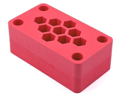 Maxline R/C Products 8x4.5x3'' Foam Car Stand (Red) (1/8 Scale Buggy) [MLP-0031]