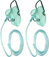 Oxygen Mask, Pediatrics Oxygen Mask with 7Feet Length 6Mm Oxygen Tube and Adjust
