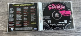 Carrier (Sega Dreamcast, 2000) Jaleco Complete with Manual & Registration Card