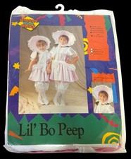 NOS Vintage 1990s LIL BO PEEP Disguise Halloween Costume Kid Child Toddler 4 5 6