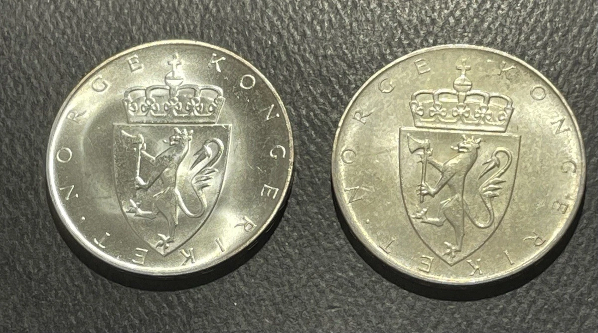 1964年 ノルウェー銀貨 10クローネ 憲法500周年記念銀貨 SV900 【公式