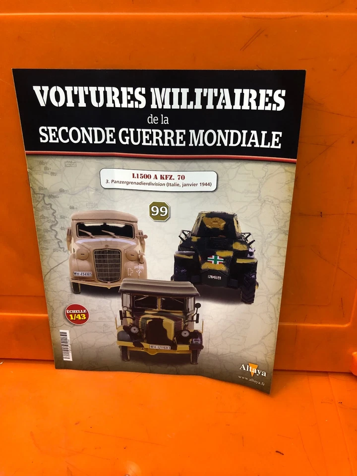 ALTAYA V. MILITAIRE 1/43 2RD GUERRE N°99 L I500 AKFZ 70 JANVIER 1944 ITALIE - Photo 4/4