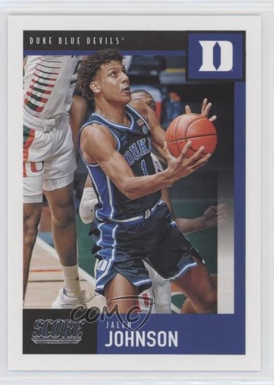 2021-22 Panini Chronicles Draft Picks Score Jalen Johnson #397 0l4h