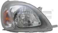 Scheinwerfer Rechts Halogen TYC FüR Toyota Yaris Hauptscheinwerfer 20-5729-08-2