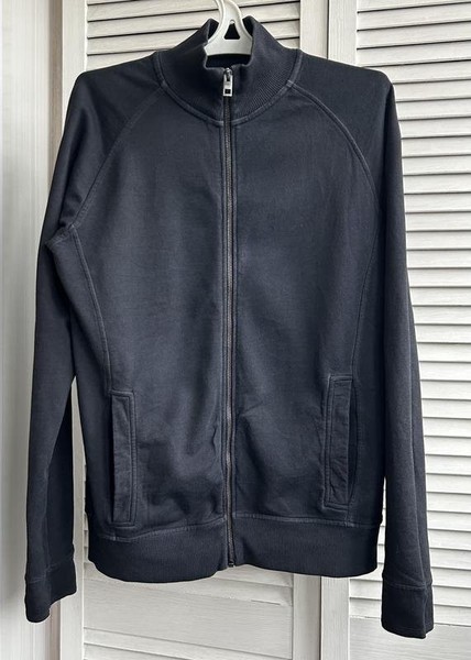 Men Hugo Boss Jacket Navy Cotton 38 / M / 46 #N9QJ
