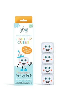 Glo Pals -Badespiegelzeug PARTY CUBES WHITE