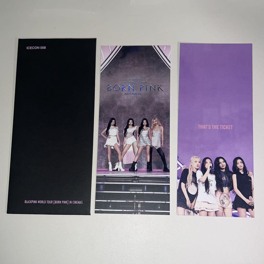 blackpink BORN PINK CGV シネマ 映画 チケット トレカ Blackpink Born Pink Cgv Cinema Movie Ticket Trading Card