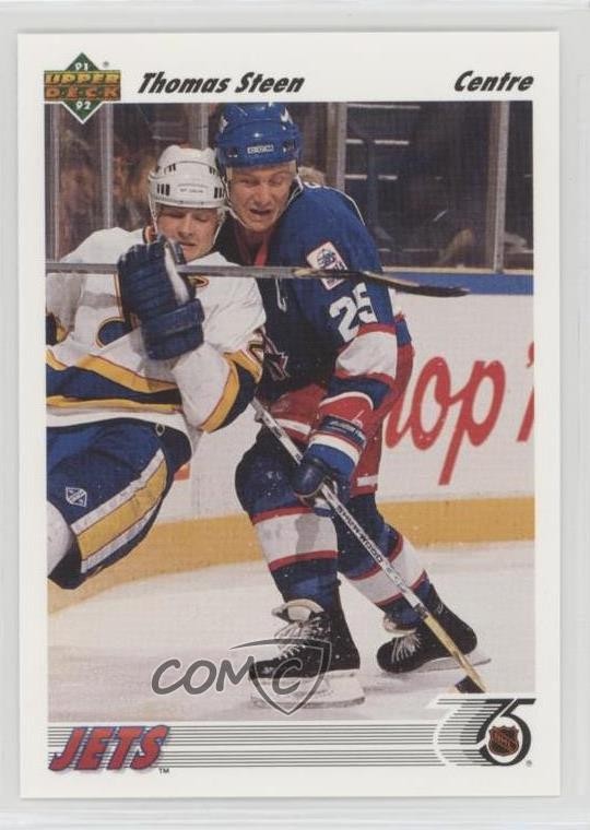 1991-92 Upper Deck French Thomas Steen #181 0i7l