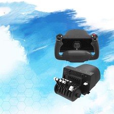 ALPHA Flight Controls Lite Version Yoke Flight Simulator Original Throttle