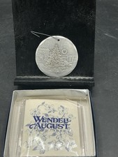 Wendell August Hand Wrought Aluminum Christmas Tree Fire Ornament Pendant - 1998