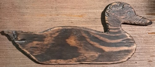CÁMPER CABINA LEÑOSA RÚSTICA PRIM 16,5" W FABRICACIÓN TALLADA A MANO MADERA PATO COLGANTE - Imagen 5 de 5