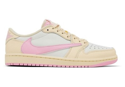 Nike Jordan 1 OG Low SP x Travis Scott  Shy Pink (IQ7604-100) Men's Size 3-13