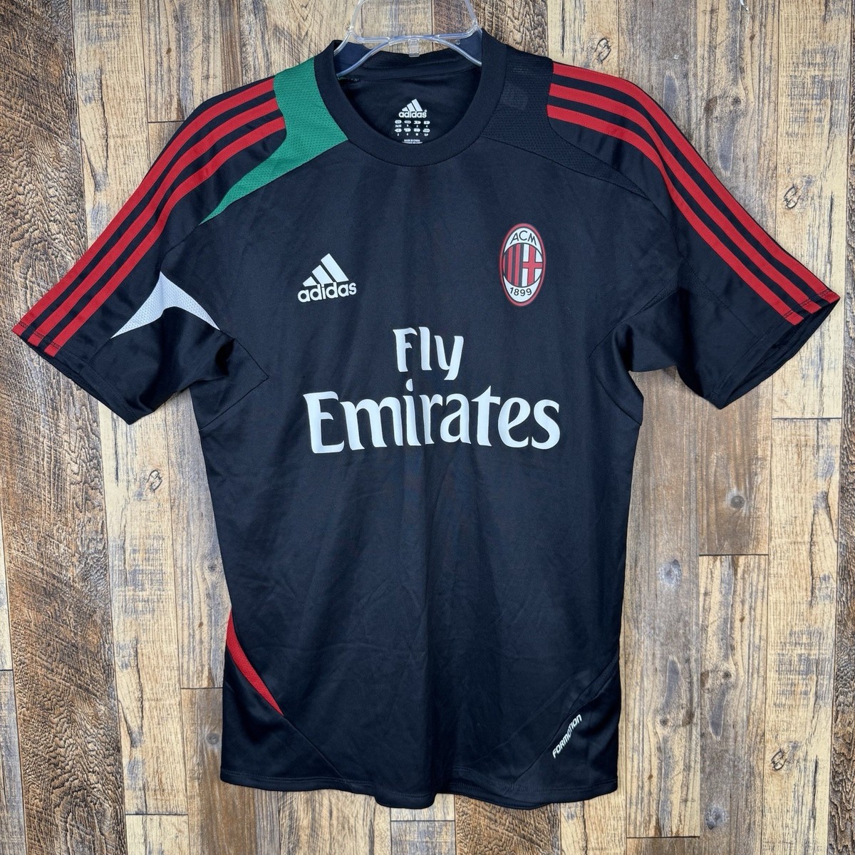 AC Milan 2012-13 Training Soccer Jersey Adidas W37700 Men's S | eBay