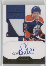 2011-12 Panini Dominion Auto Rookie Gold 18/25 Anton Lander #148 Patch 0b2