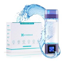 HydrMax Hydrogen Water Bottle 5000 PPB Touchscreen 4000mAh BPA Free - Purple