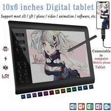 1x Graphics Tablet Digital Drawing Tablet 233 Point Quick Reading Signature Pad