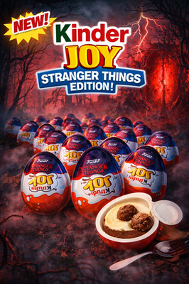 Kinder Joy Stranger Things Set 12 PCS Limited Edition Collectible Eggs