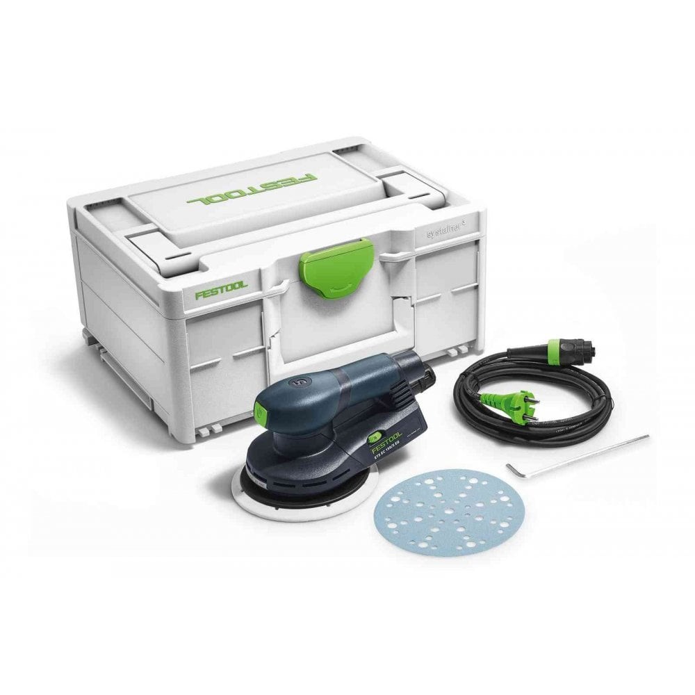 Festool 150mm Eccentric Sander – 240V, UK Plug, EQ-PLUS, in Systainer 576332