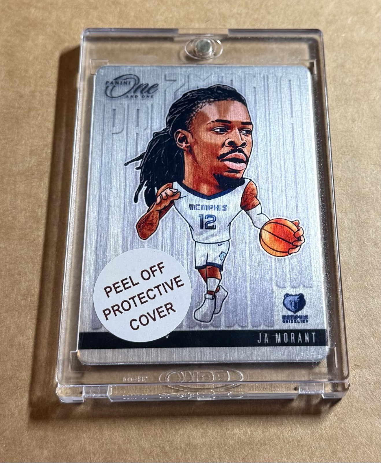 Ja Morant 2024-25 Panini One And One PRIZMANIA Memphis Grizzlies Case Hit #1