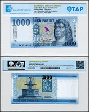 Hungary 1000 Forint, 2023, P-203d, UNC, Authenticated