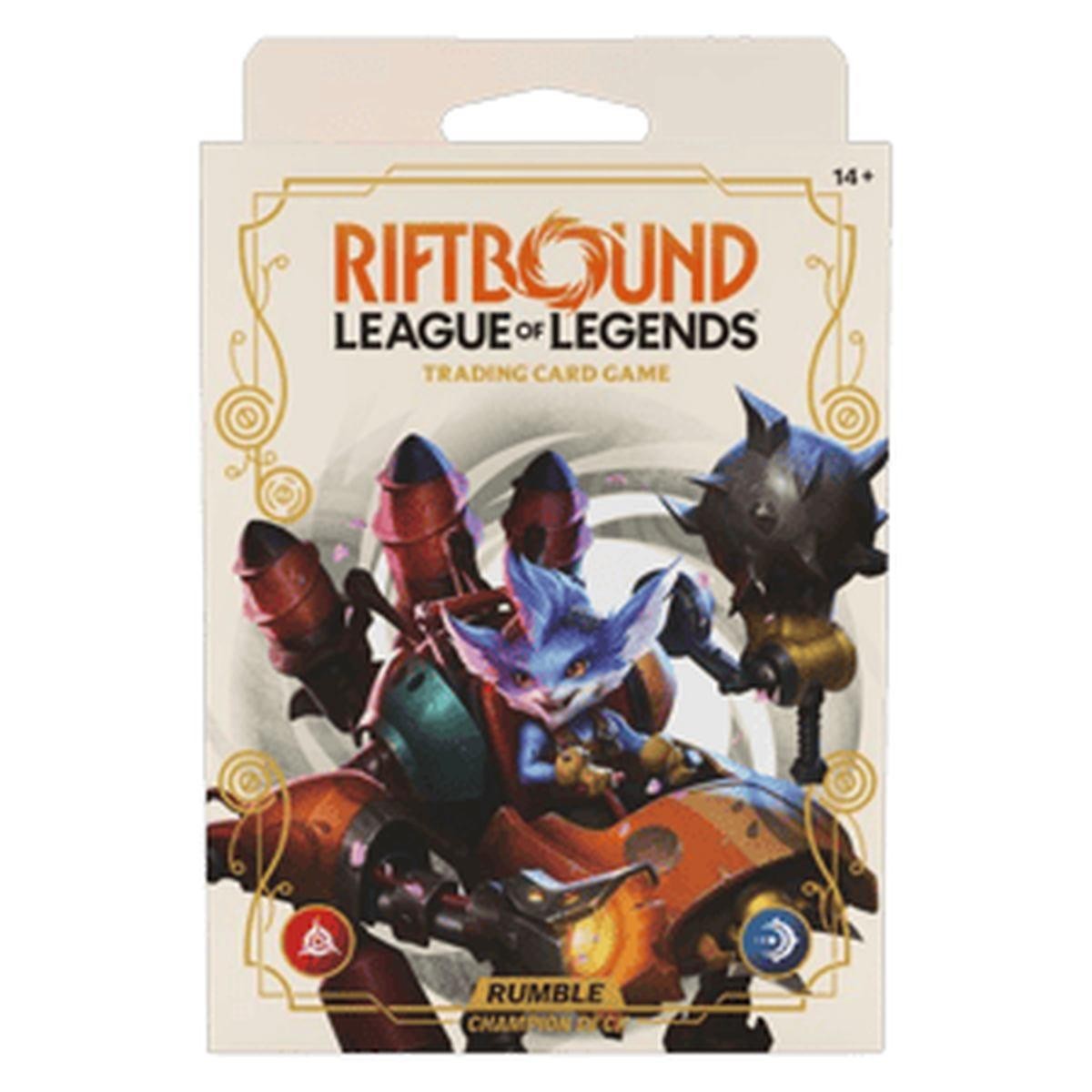 Riftbound League Of Legends Spiritforged Champion Deck Rumble ENG Sealed