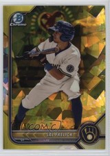 2022 Bowman Chrome Sapphire Edition Prospects Yellow /50 Sal Frelick 17tm
