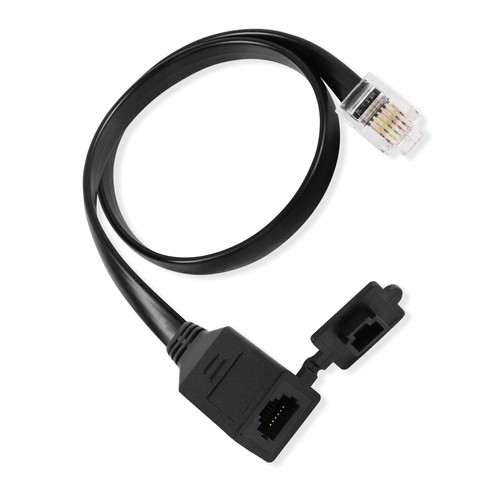 6P6C Extension Cable with Cap RJ12 Crystal Head Cable Male to Female with Dus... - Picture 5 of 6