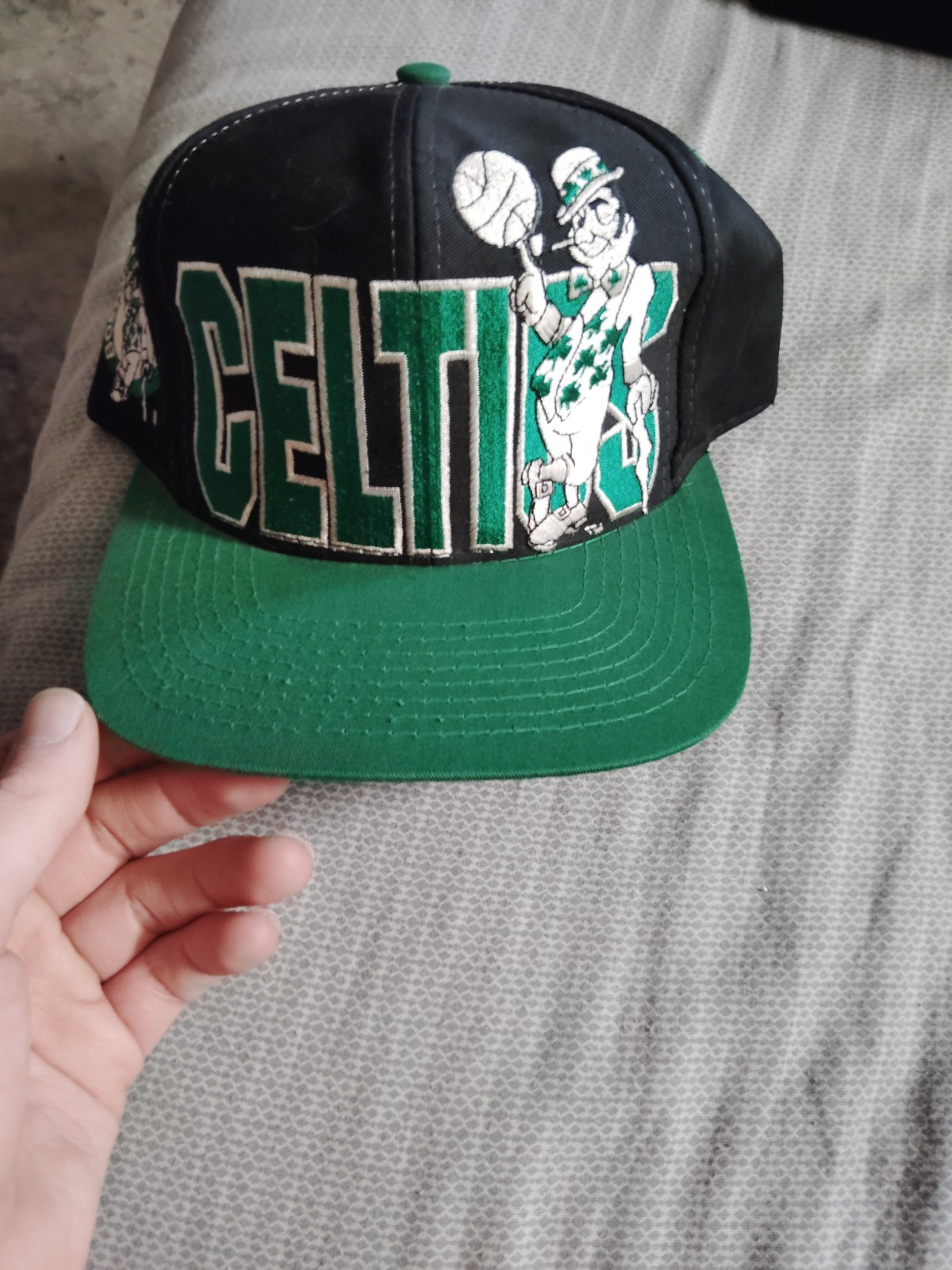 Vintage Logo 7 biglogo Celtics Snapback**RARE H.t.f.**