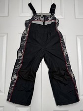 zero xposur boys youth snow bib overalls camo insulated ski pants size large 7