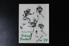 1982 Portland State Vikings Football Program Vintage College Sports NCAA