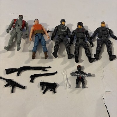 CHAP MEI Soldier Action Figure Force Grey Camo 5 And Guns | eBay