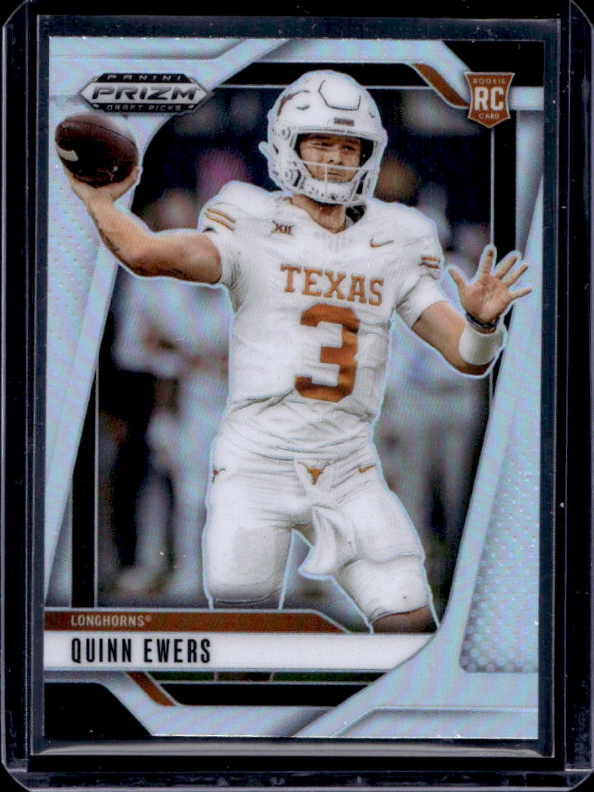 2025 Prizm Draft Picks Quinn Ewers RC Silver #126 Longhorns