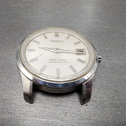 Seiko King Seiko Watch Men 35mm Silver Dial Silver Tone 4402-8000 Runs READ!!!!! - Picture 3 of 14