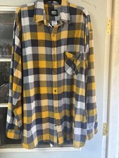 Key Long Sleeve Denim Button-Up Shirt 3XL