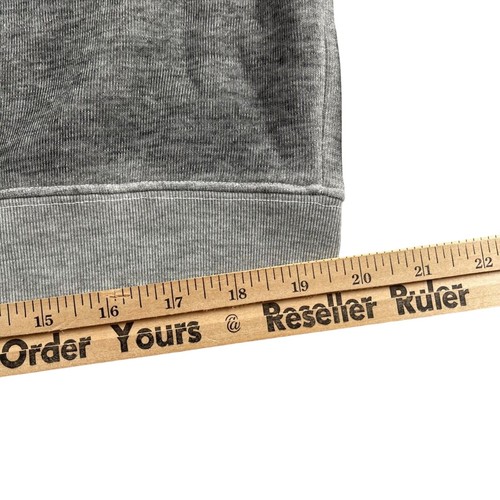 Wildfox Sweatshirt Small Heather Gray Keep Your Hand Off My Friets Cozy Fleece - Picture 7 of 12