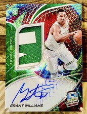 2019-20 Panini Spectra META Prizm #182 Grant Williams RC Jersey AUTO 10/25