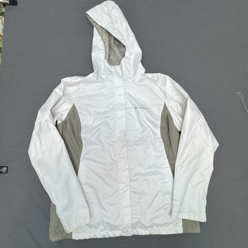 Columbia Omni Tech Jacke Damen Large weiß wasserabweisend atmungsaktiv - Bild 1 von 9