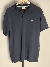 Vintage Lacoste Polo Shirt - Made in France - Size 6 XL - Black - Rare